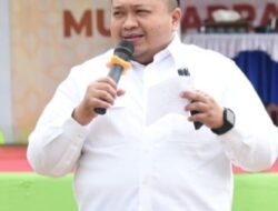 Bupati Tapsel salurkan Dana Pembangun Jalan usaha tani Rp.4,7M di Kecamatan Tantom Tahun 2022.