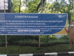 Tata Parkiran Balai Kota, Pemkot Bandung Sediakan 240 Kartu Parkir Khusus 
