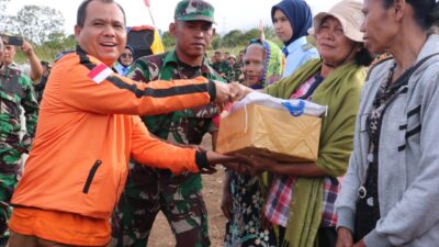 Panen Raya Jagung dan Penyerahan Paket Sembako Meriahkan HUT TNI di Tapsel