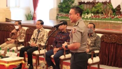 Wakili PPRA 63 Lemhannas, Kombes Sabilul Alif Paparkan Rekomendasi Reduksi Politik Identitas di Hadapan Presiden