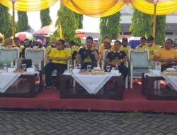 Ribuan Masyarakat Kendal Ikuti Jalan Sehat HUT Golkar Ke 58.