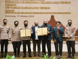 Polda Jateng Bentuk MoU dengan IDI Jateng, Beri Perlindungan dan Kepastian Hukum Bagi Dokter dan Pasien