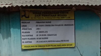 PENERAPAN SISA MATRIAL OLEH CV DENOSTA JAYA DI PEKERJAAN PEMBANGUNAN KAMPUNG CIGADOG