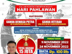 Andrew Mandala SH.,Sponsori Open Turnamen Satria Cup 2