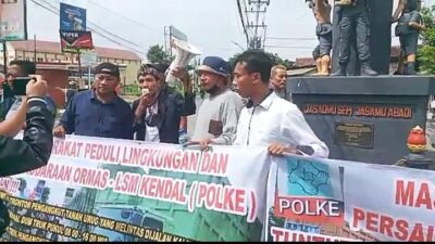 POLKE Turun Kejalan Menuntut Ketegasan Dishub dan Satlantas Polres Kendal