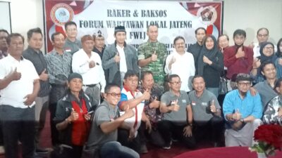 Forum Wartawan Lokal Jateng Adakan Raker dan Baksos Wujudkan Profesi Jurnalis Bermartabat dan Manfaat