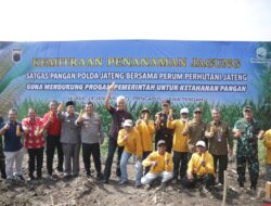 Gandeng Perhutani, Satgas Pangan Polda Jateng Gelar Program Tanam Jagung Dukung Ketahanan Pangan