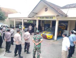 Apel Gabungan Polsek dan Koramil Cimalaka Wujud Sinergitas TNI-Polri