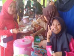 Mencegah Beredar Makanan Tidak Sehat, SDN 02 Gunung Tapa Adakan Bazar Kantin Sehat