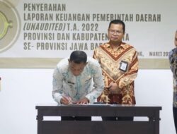 Kang Jimat Serahkan LKPD (Unaudited) Kabupaten Subang Tahun 2022