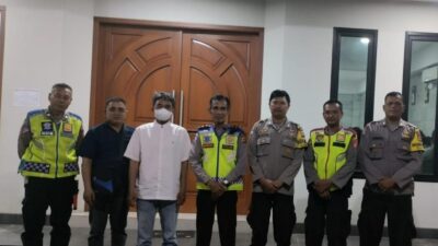 Pastikan Perayaan Paskah Berjalan Aman, Polres Sumedang Laksanakan Pengamanan Gereja Khatolik Santa Maria Fatima