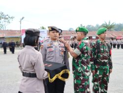 Untuk Pengamanan Pilkades Serentak Ratusan Personil Polres Taput Digeser  Ke Desa