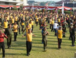 Olahraga Bersama, Wujud Nyata Sinergitas TNI Polri Jateng