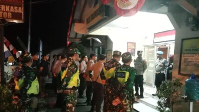 Apel Gabungan TNI POLRI Menjelang Malam Takbir Idul Adha di Tanjungkerta, Sumedang