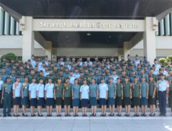 350 Siswa Sepa PK TNI Kunjungi Kodam IV/Diponegoro Untuk Latihan Tri Matra Eka Bhakti