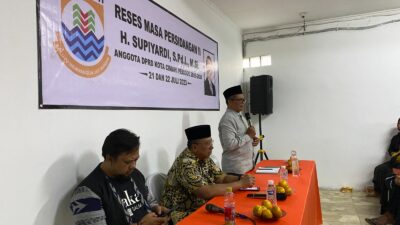 H. Supiyardi S.Pd.I, M.Si. Anggota DPRD  Kota Cimahi Lakukan Reses di Kelurahan Melong dan Cibeureum