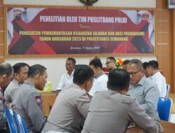 Puslitbang Polri Lakukan Penelitian Dalam Rangka Menekan Laju Kejahatan Jalanan dan Premanisme