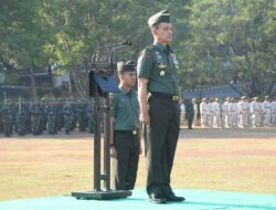 Kasdam IV/Diponegoro Sampaikan Penekanan Panglima TNI Kepada Prajurit dan PNS Melalui Upacara Bendera