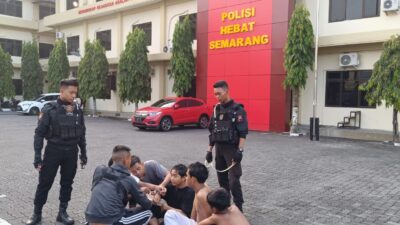 Patroli Perintis Presisi Takan Bosan Gagalkan Kenakalan Remaja berkasi Tawuran, 22 Remaja Diamankan Polrestabes Semarang