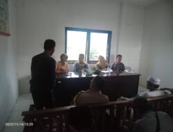 Rapat PDAM Cimanggung dalam Rangka Menampung Masukan dan Saran serta Keluhan Warga Sekitar PDAM