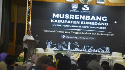 Susun RKPD 2025, Pemkab Sumedang Gelar Musrenbang Kabupaten