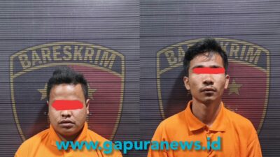 Dua Orang Pelaku Curanmor Ditangkap Dari Warung Tanggul Aek Sigeaon