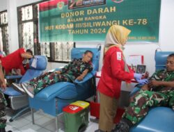 Kodim 0610/Sumedang Lakukan Donor Darah dalam Rangka HUT Kodam III / Siliwangi Bersama PMI Kab. Sumedang