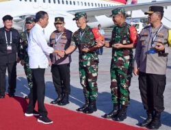 Pimpin KTT World Water Forum, Panglima TNI Sambut Kedatangan Presiden Jokowi Di Bali