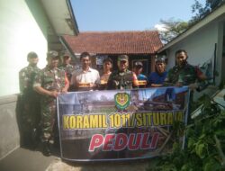 Indahnya Berbagi Di Jum’at Berkah Danramil 1011/Situraja Kodim 0610/Sumedang
