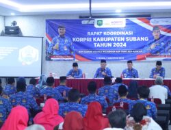 Asda III Setda Subang Membuka Agenda Rapat Koordinasi DP KORPRI Tahun 2024