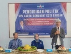 Partai Demokrat Menggelar Pendidikan Politik Untuk Kader Partai Demokrat Kota Banjar