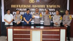 Refpleksi Akhir Tahun : Kapolres Taput Papar Situasi Kamtibmas Dan Penuntasan Kasus Selama Bulan Januari s/d Desember 2024