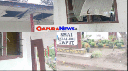 Bangunan Kumuh di SMA Negeri 1 Pahae Julu, Dana BOS Rp.106.013.400 Diduga Raib!