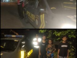 Patroli Polsek Langensari Memberikan Himbauan Kamtibmas Kepada Warga di Malam Hari