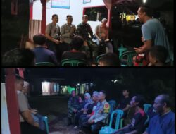 Bhabinkamtibmas Desa Raharja Melaksanakan Silaturahmi dan Binluh Dengan Warga RW 07