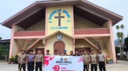 Sambut HUT Bhayangkara ke-79, Polres Taput Gelar Bhakti Religi di Sejumlah Rumah Ibadah